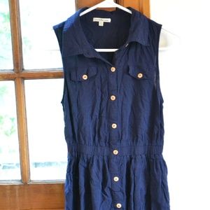 Navy Blue, Button Down Dress!